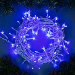 Гірлянда вулична 10м tring-Lights 100-B Білий провід, синє світло
