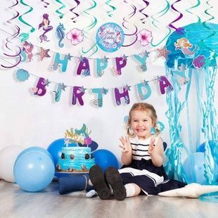 Гирлянда поздравительная Happy Birthdaу 3м h-15см 5-70497 Разноцветная
