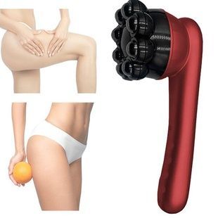 Інфрачервоний антицелюлітний вібромасажер з підігрівом Magnetic Heat Massager Червоний