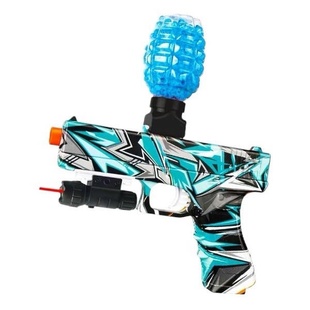 Пістолет з орбізами, USB-зарядка Water gun M416 AND G-717 Чорний з білим