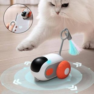 Игрушка для животных с дистанционным управлением бегающая Красная