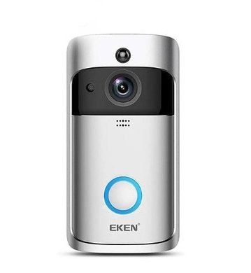 Видео домофон Eken V5 Wi-Fi Smart Doorbell Серый