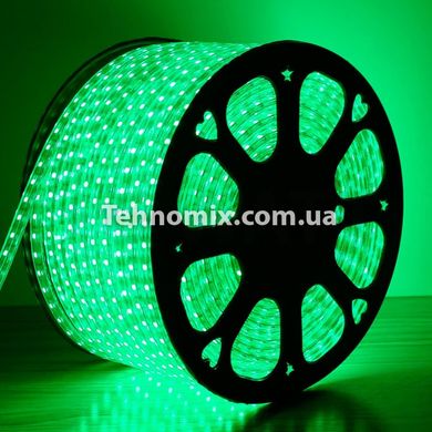 Світлодіодна стрічка LED 5050 Green Зелена 100m 220V