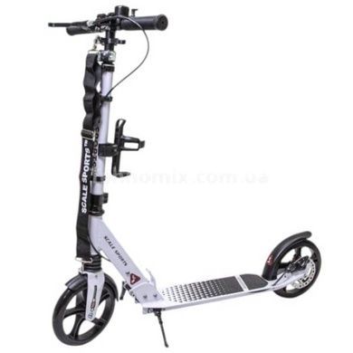 Самокат двухколесный на дисковых тормозах Scale Sports SS-12 Белый