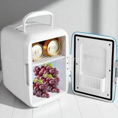 Автохолодильник портативний 4л в прикурювачі Car refrigerator AND LY-898 Білий з блакитним