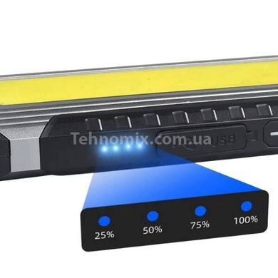 Powerbank-фонарик с карабином 4000 мАч Серый