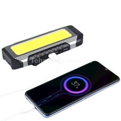 Powerbank-фонарик с карабином 4000 мАч Серый