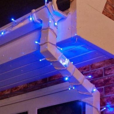 Гірлянда вулична 10м tring-Lights 100-B Білий провід, синє світло