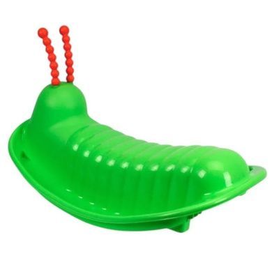 Качалка детская уличная Гусеница 85x46x47см Technok Toys 2206 Салатовая