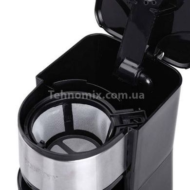 Кавоварка 750мол 420мол 19.5&times;15&times;26.3см Sokany SK-04028 Чорна з сірим