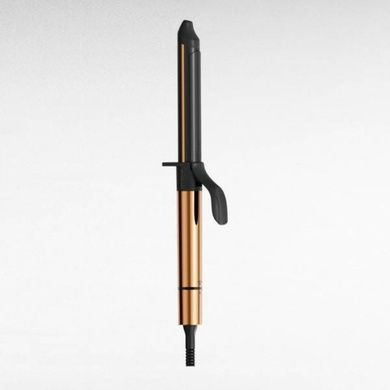 Плойка для завивки волос 25mm, 80-230&deg;C, керамическое покрытие, 65W IPARAH P-210B Черная с коричневым