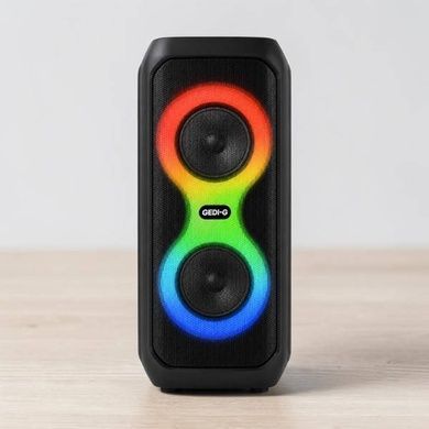 Bluetooth-колонка аккумуляторная USB, TF-карта, AUX 10Вт Gedi-2413 Черная