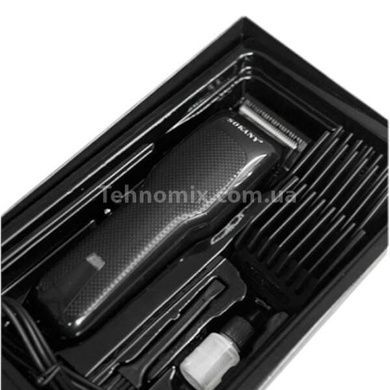 Машинка для стрижки волосся акумуляторна 2000 mAh Sokany SK-16034 Чорна