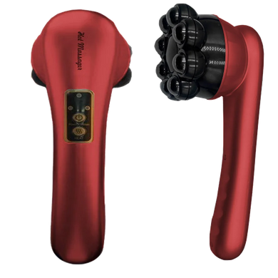 Інфрачервоний антицелюлітний вібромасажер з підігрівом Magnetic Heat Massager Червоний