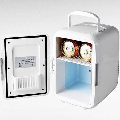 Автохолодильник портативний 4л в прикурювачі Car refrigerator AND LY-898 Білий з блакитним