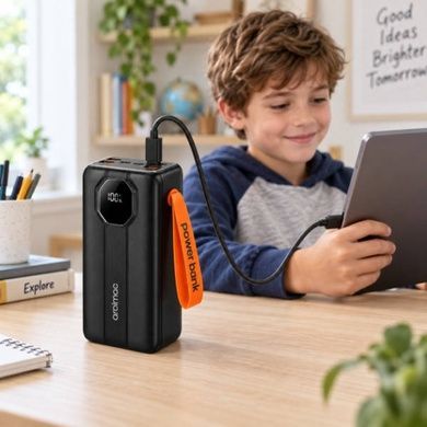Power Bank Aroimac VP318 30000 mAh із швидкою зарядкою 22,5W Чорний