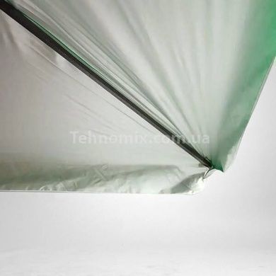 Зонт 2*2м квадратный с клапаном Зеленый