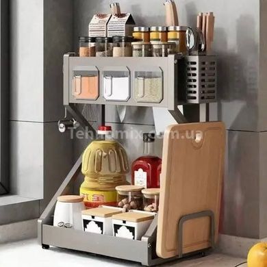 Стелаж кухонний сушарка для посуду 35см kitchenware PM-24-1-5 Чорний