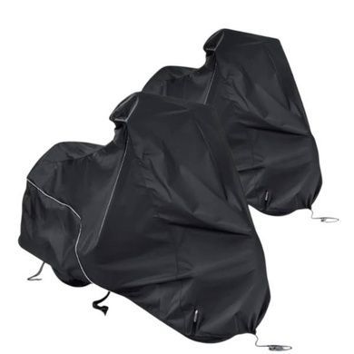 Чохол для мотоцикла вітрозахисний поліетиленовий круглий 130*230см L AND XL-1587 Чорний