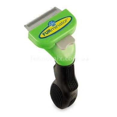 Фурминатор с кнопкой для чистки шерсти FURminator 6.8 см Зеленый