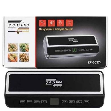 Вакуумный упаковщик Zepline ZP-00374 с сенсорным управлением 200Вт Чёрный