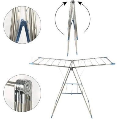 Сушилка для одежды напольная металлическая Clothes hanger 19B