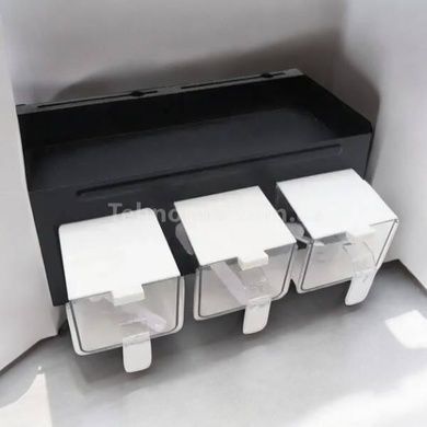 Стелаж кухонний сушарка для посуду 35см kitchenware PM-24-1-5 Чорний