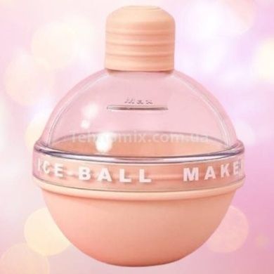 Форма для льоду сферична Ice Ball Рожева