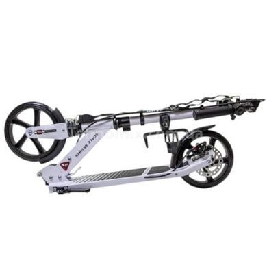 Самокат двухколесный на дисковых тормозах Scale Sports SS-12 Белый