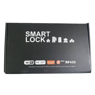 Замок-смарт дверний електронний із сенсором та паролем combination lock SMART TUYA AND 5323 Чорний