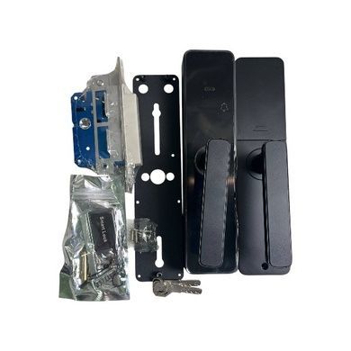 Замок-смарт дверний електронний із сенсором та паролем combination lock SMART TUYA AND 5323 Чорний