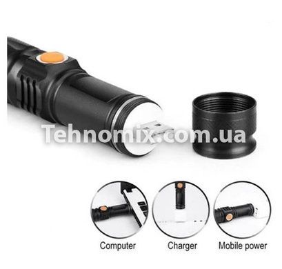 Світлодіодний ліхтар Police BL-616-T6 USB