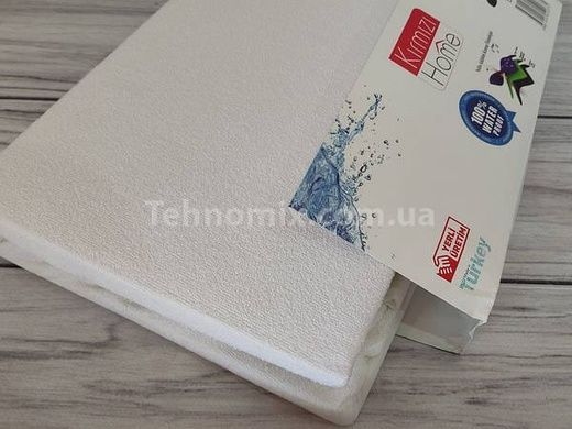 Наматрацник на гумці водонепромокальний Kirmizi home 100х200см Велюрова поверхня