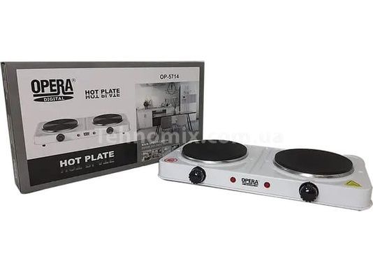 Плита електрична двоконфоркова Hot Plate Opera OP 5714 2000W