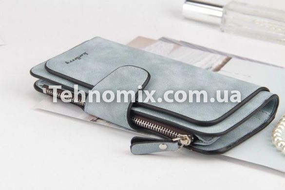 Кошелёк женский Baellerry N2345 искусственная замша Светлый джинс