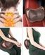 Портативний роликовий масажер в авто та для дому HOME CAR MASAGE PILLOW brown на 4 ролики