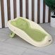 Подставка в ванночку для купания малышей 27х52х20см BM-12074 Bimbo Белая с салатовым