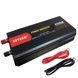 Перетворювач напруги з 12V&rarr;220V з чистим синусом 4500W та дисплеєм EY-4500W Чорний