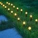 Светильник садовый декоративный Шары с пузырьками на солнечной панели garden light Теплый свет