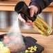 Пляшечка для олії з розпилювачем Oil Bottle Чорна