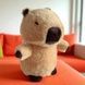 Игрушка интерактивная Капибара повторюшка Бежевая