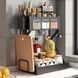 Стелаж кухонний сушарка для посуду 35см kitchenware PM-24-1-5 Чорний