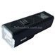 Велофара с сигналом MT-007-T6, 450Lum, 18650 (2200mAh) выносная кнопка Черная