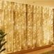 Гирлянда штора-роса 3x2м 200LED 220V Теплый свет