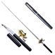 Складная мини удочка 97 см Fishing Rod In Pen Case Black