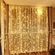 Гирлянда штора-роса 3x2м 200LED 220V Теплый свет