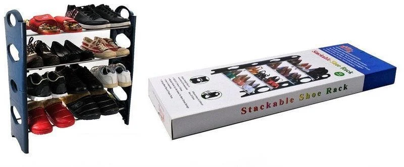 Полка для взуття органайзер Stackable Shoe Rack