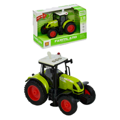 Игрушка Трактор со звуковыми и световыми эффектами Farmland Зеленый
