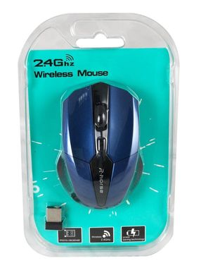 Мышь беспроводная Wireless Mouse RF-6220 Синяя
