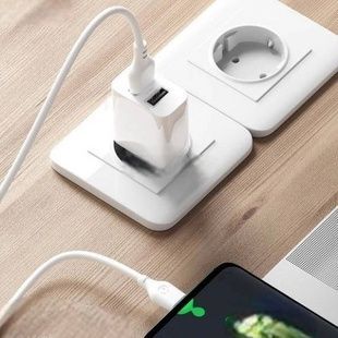 Мережевий зарядний пристрій блок живлення XO L109 Dual USB-A 2.4A Charger
